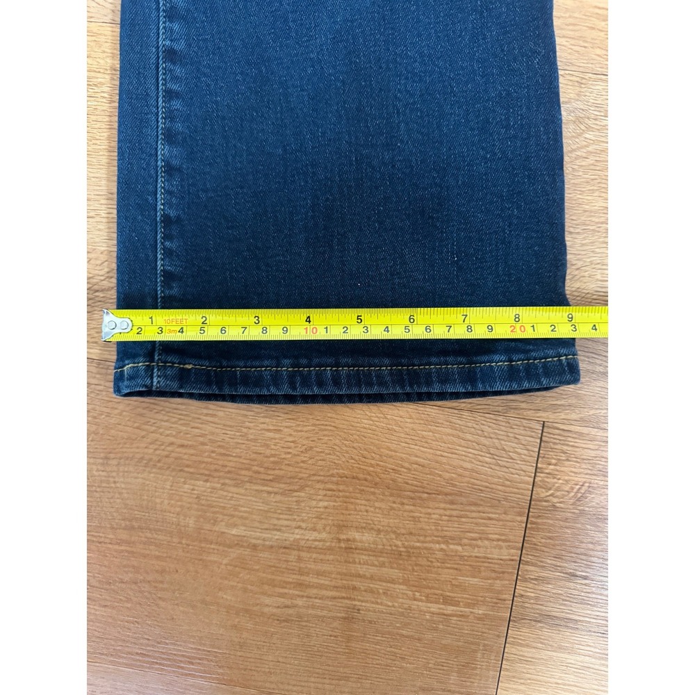 Pilcro  Anthropologie Flare Jeans Blue Icon Flare  Patch Pocket Size 27 - Picture 8 of 14